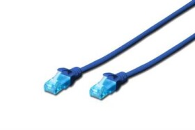 DIGITUS Ecoline Patch Cable modrý 2m / UTP / CAT 5e / AWG 26:7 (DK-1512-020/B)