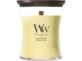Woodwick Yuzu Vetiver sviečka stredná (5038581188010)
