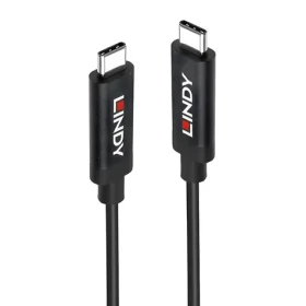 Lindy USB-C - USB-C čierna / USB kábel / USB 3.2 Gen 2 / 10 Gbit / s / 3 m / PD 60W (43348)