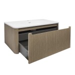 Kúpeľňová skrinka s umývadlom Naturel Austen 119x47,5x45 cm light pine mat AUSTEN120LP AUSTEN120LP
