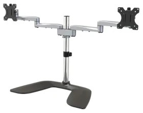 StarTech Stolný držiak pre dva monitory / Plne pohyblivé rameno / do 32" / VESA 100x100 mm / nosnosť 16 kg (ARMDUALSS)