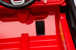 Mamido Mamido Elektrické autíčko OFFROAD červené 12V Vysoký podvozok, široké sedadlo, Odpružené nápravy, 2,4 GHz Diaľkové ovládanie LED svetlá