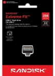 SanDisk Extreme Fit USB-C 256 GB čierna / Flash disk / USB-C / čítanie: 400 MB/s (SDCZ530-256G-G46)