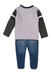 Chlapčenský set - tričko a nohavice džínsové, Minoti, Mite 5, chlapec - 86/92 | 18-24m