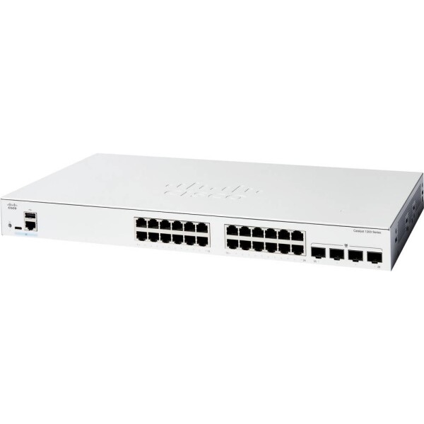 Cisco CISCO Catalyst 1200 24-port GE 4x1G SFP sieťový switch; C1200-24T-4G