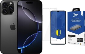 Apple iPhone 16 Pro Max 256GB Black Titanium (MYWV3) + FlexibleGlass