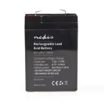 Nedis Dobíjací olovený akumulátor / Olovené / Dobíjacie / 6 V / 4000 mAh (BALA40006V)