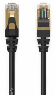 Orico PUG-C7 čierna / Sieťový kábel / Cat 7 / RJ-45 - RJ45 / okrúhly / 10 Gbps / 2 m