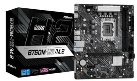 ASRock B760M-H2/M.2 / B760 / LGA 1700 / 2x DDR5 / PCIEx16 / 1x 2.5GLAN / mATX (90-MXBN00-A0UAYZ)