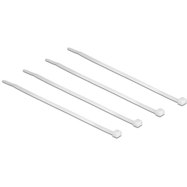 Delock 18606, sťahovacie pásky, priehľadná, 100 ks; 18606