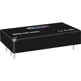 RECOM RPA60-2412SFW/P DC / DC menič napätia 12 V/DC 12 V/DC, -12 V/DC 5 A 60 W Počet výstupov: 1 x; RPA60-2412SFW/P