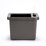 Plastia Samozavlažovací veľkoobjemový truhlík Berberis UNO antracit 45 cm
