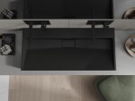 MEXEN - Ava umývadlo na dosku liaty mramor B/O 100 x 46, čierna 23011070