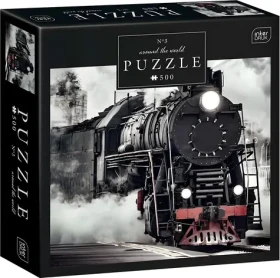 INTERDRUK Puzzle Around the WORLD: Parná lokomotíva
