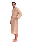 L&L 2450 Pánsky froté župan 4XL Antracit 4XL-188/136/128