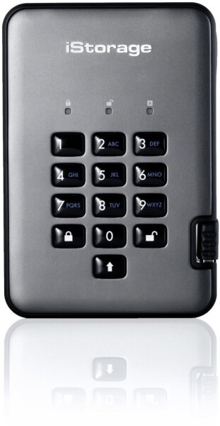 IStorage iStorage diskAshur PRO2 vonkajší disk twarde 500 GB 5400 RPM 2.5" USB Typu-A 3.2 Gen 1 (3.1 Gen 1) Čierny