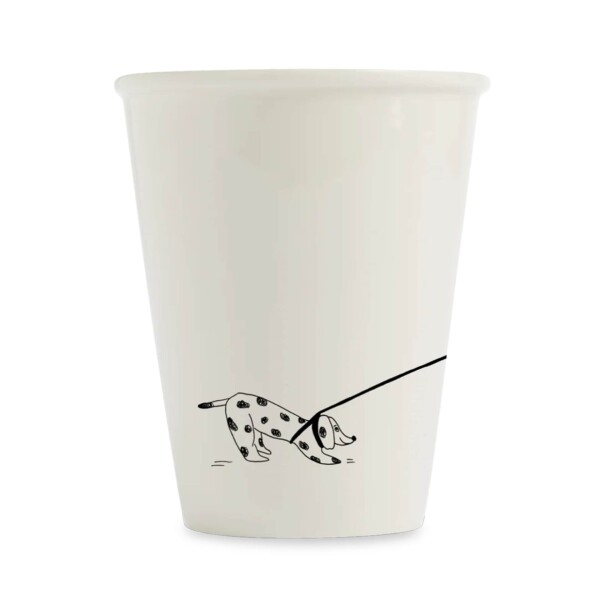 Helen b Porcelánový hrnček Dog Walker 220 ml