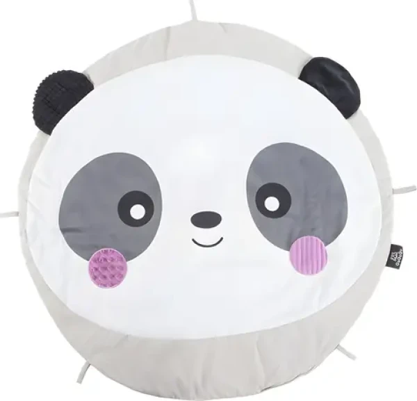 GaGa's Zmyslová hracia podložka Panda / Hracia podložka / O 90 cm / bez plastov (GGG9792)