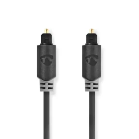 Nedis Optický audio kábel TosLink (M) - TosLink (M) 5.00 m antracit (CABW25000AT50)