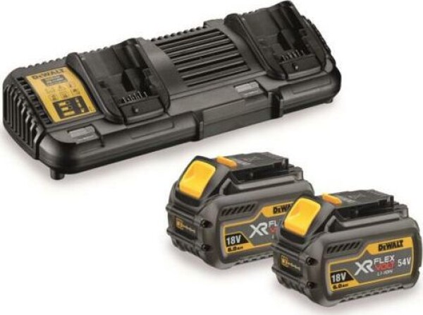 DeWalt DCB132T2 / Sada akumulátorov s nabíjačkou / 2x Aku DCB546 (54Vamp;6.0Ah) / 1x nabíjačka DCB132 (DCB132T2)