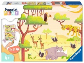 Ravensburger Puzzle amp; Play Dobrodružstvo na safari