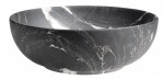 SAPHO - RONDANE keramické umývadlo na dosku priemer 41cm, carnico marmor AR435CM