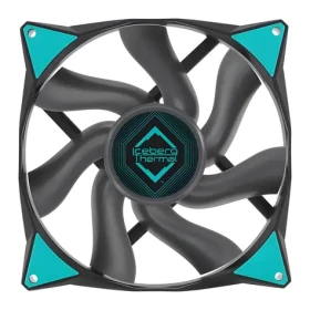 Iceberg Thermal IceGALE čierna / Ventilátor / 140 mm / 1600 RPM / 96 CFM / 36 dB / PWM (ICEGALE14-C0A)