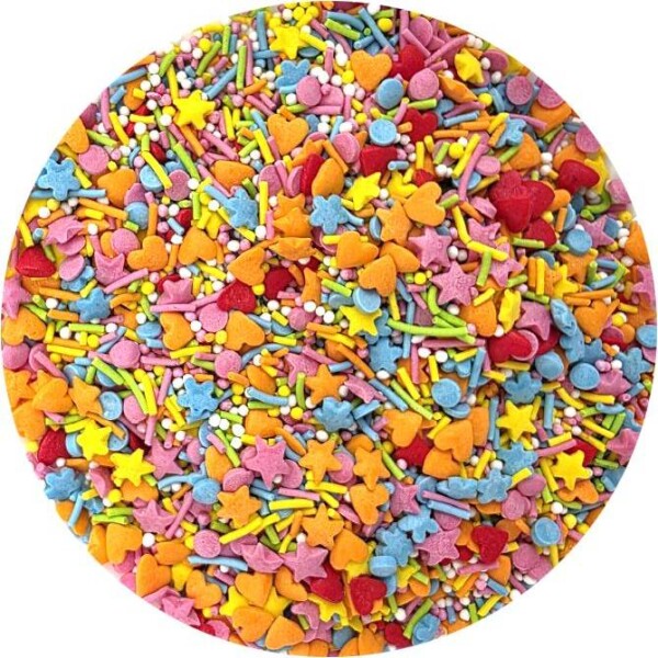 Cukrové zdobenie Karneval 80 g - I LOVE CAKES - I LOVE CAKES