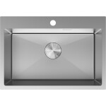 MEXEN - Solix oceľový drez 1-bowl 650 x 450 mm, nerez 6403651000-01