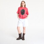 Tričko A BATHING APE Garment Dye Rhinestone Ape Head Relaxed Fit Tee UNISEX Red L