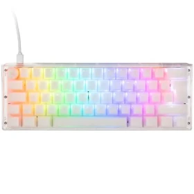 Ducky One 3 Aura Mini Gateron Baby Kangaroo biela / herná klávesnica / podsvietená / mechanická / drôtová USB-C / DE (DKON2161ST-KDEPDAWWWWG1)