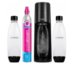 Sodastream Terra + 2 fľaše + plyn Čierny