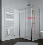 H K - Pevná bočná stena F1 80 Sprchová zástena Walk-in FIXF180