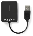 Nedis Čítačka pamäťových kariet All-in-One / Čítačka pamäťových kariet / USB 2.0 (CRDRU2300BK)