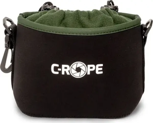 C-ROPE V2 čierna, veľkosť S / Fotopúzdro / Neoprén / 160 × 100 × 130 mm / s popruhom (CRP-CNB-S-BLK-2)