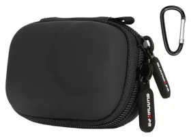 Sunnylife OA6-B130 čierna / Taška pre športové kamery / DJI OSMO Action 6/5 Pro/4/3 / PU koža + EVA (OA6-B130-D)