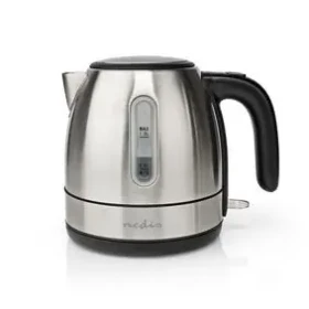 Nedis KAWK300EAL strieborná / Rýchlovarná kanvica / 2200 W / 1.0 l / Nerezová oceľ (KAWK300EAL)