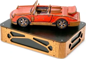 Wooden City 3D puzzle Športové auto Limitovaná edícia 194 dielikov