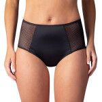 Dámske nohavičky FLAT TUMMY EFFECT MIDISLIP Drawstring Panties - BELLINDA - Black XXL