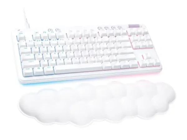 Logitech G713 Tactile biela / Herná klávesnica / TKL / FR AZERTY / USB / podsvietenie (920-010416)