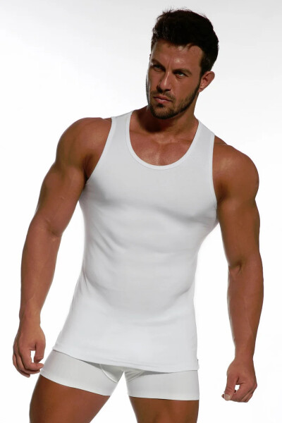 Pánska vesta AUTHENTIC 205 White - CORNETTE L bílá