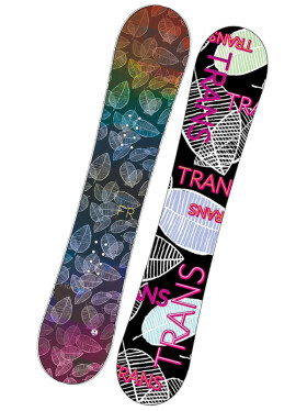 Trans FR fullrocker MULTICOLOR BLACK snowboard - 143