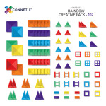 Connetix Connetix Tiles - Magnetická Stavebnica Dúhová XL 102 ks