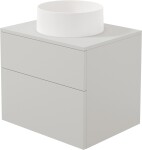 DEANTE - Prizma cashmere kúpeľňová skrinka, s granitovým umývadlom - 360 mm; SDKB6SAU4S