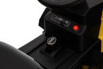 Mamido Mamido Detský elektrický traktor s vlečkou 12V 7Ah žltý
