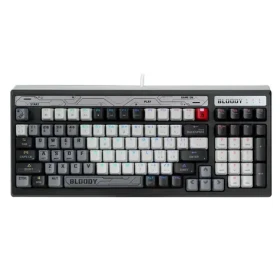 A4Tech BLOODY B950 sivá / Herná klávesnica / RGB / CZ layout / Brown Switch / USB-A / 1.8 m (B950-WG)