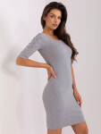 Dámske šaty EM SK HS 20 252.73 Grey - FPrice L/XL šedá melange