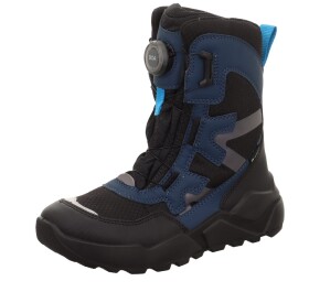 Chlapčenské zimné topánky ROCKET Black/Turquoise Gore-Tex, Superfit , 1-000403-0030, tyrkysová - 37