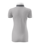 Polokošeľa Collar Up strieborná šedá S