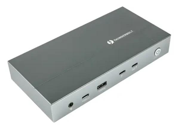 Kabelmeister Thunderbolt 4 / Dokovacia stanica / 2x Thunderbolt 4 / 100W PD / DP + HDMI / RJ45 / USB-A / SD karta (SO-18039)